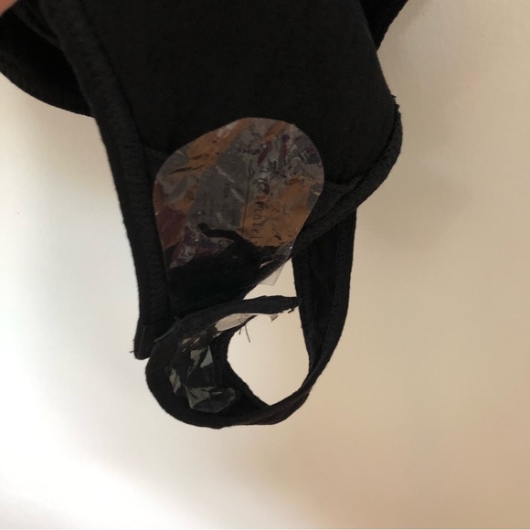 Free People Bodysuit Black Sweetheart Neckline New Medium - Picture 5 of 8